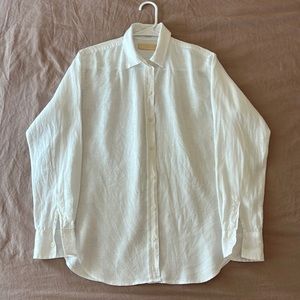 EVERLANE Linen Button Down Shirt Size US2